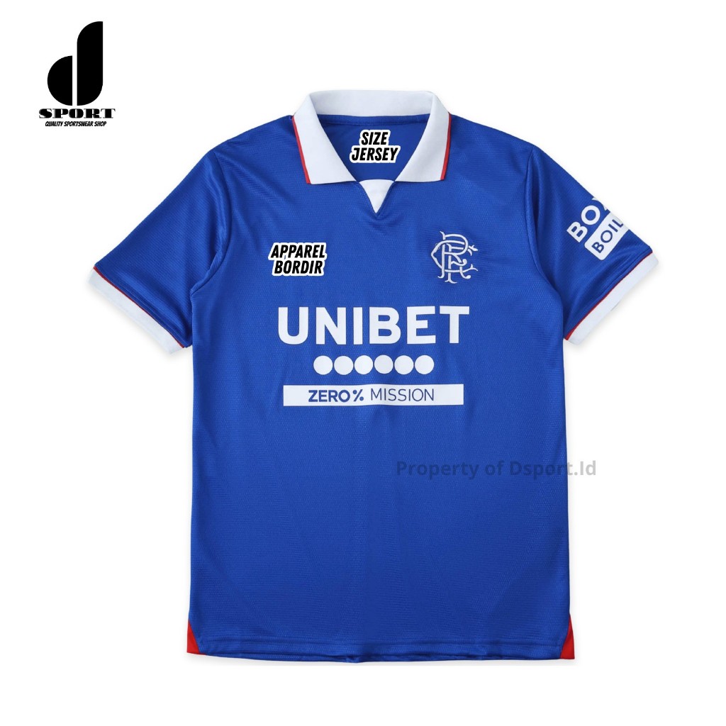 Rangers Home Jersey 2025 2026 เสื้อฟุตบอล 25 26 แฟนรุ่น Dsport