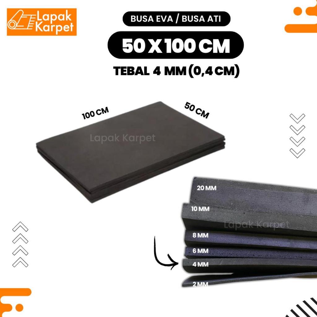 โฟม Eva / โฟม Ati / ฟองน้ํา Eva / โฟม Eva / ขนาด 50x100 ซม. / หนา 0.4 ซม. (4 มม.) / โฟม Ati อเนกประส