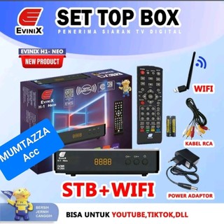TERMURAH*STB EVINIX H-1 pengganti NEXTRON TR-1000SE TV TABUNG/LED SUPORT HDMI CHIPSET SUNPLUS ADAPTOR PISAH MESIN ADEM PEKA SINYAL Yutube LANCAR