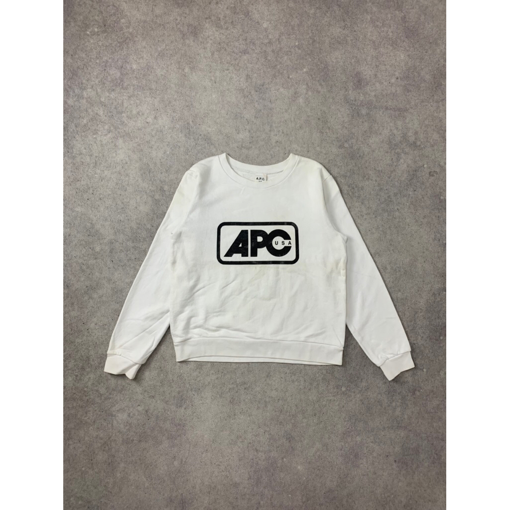 เสื้อสเวตเตอร์คอกลม Apc โลโก้ใหญ่