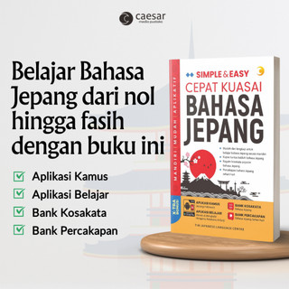 Buku Simple & Easy Cepat Kuasai Bahasa Jepang - Belajar Bahasa Jepang Dari Nol