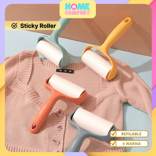 Home Comfort | Roll Pembersih Debu & Bulu Halus | Sticky Roller Pakaian & Sofa | Alat Penghilang Debu