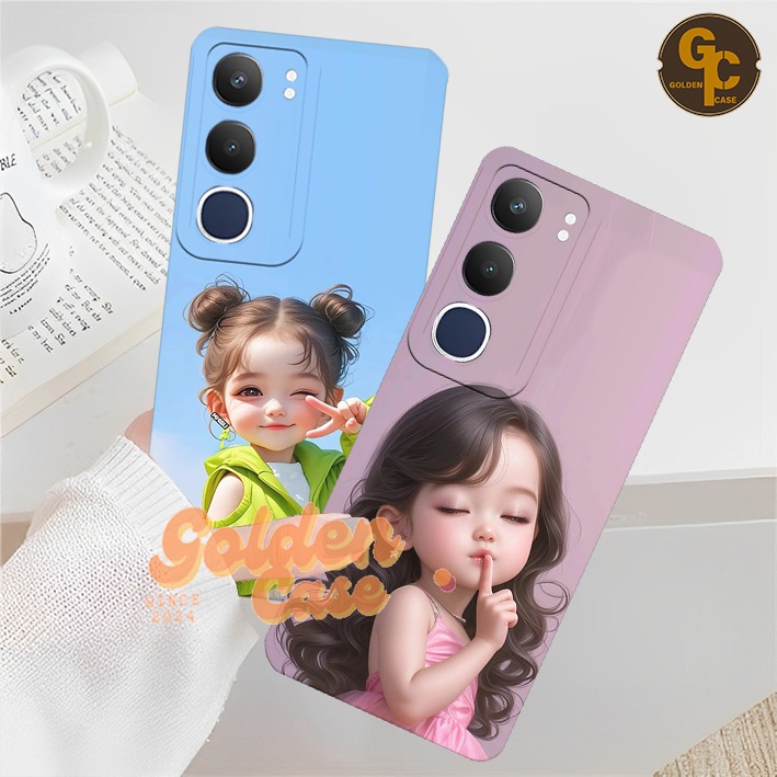[GCS450] เคสแฟชั่นสําหรับ Vivo Y19S Pro - Y19S Softcase ตัวป้องกันกล้องแบบยืดหยุ่น k4rtun Motif น่าร