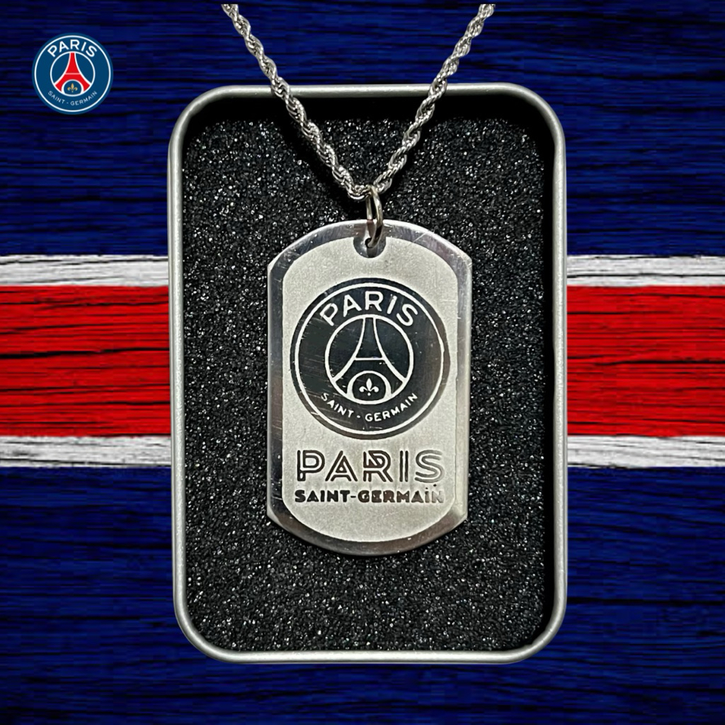 สร้อยคอ Paris Saint Germain / สร้อยคอ PSG / อุปกรณ์เสริม PSG man / ปารีส