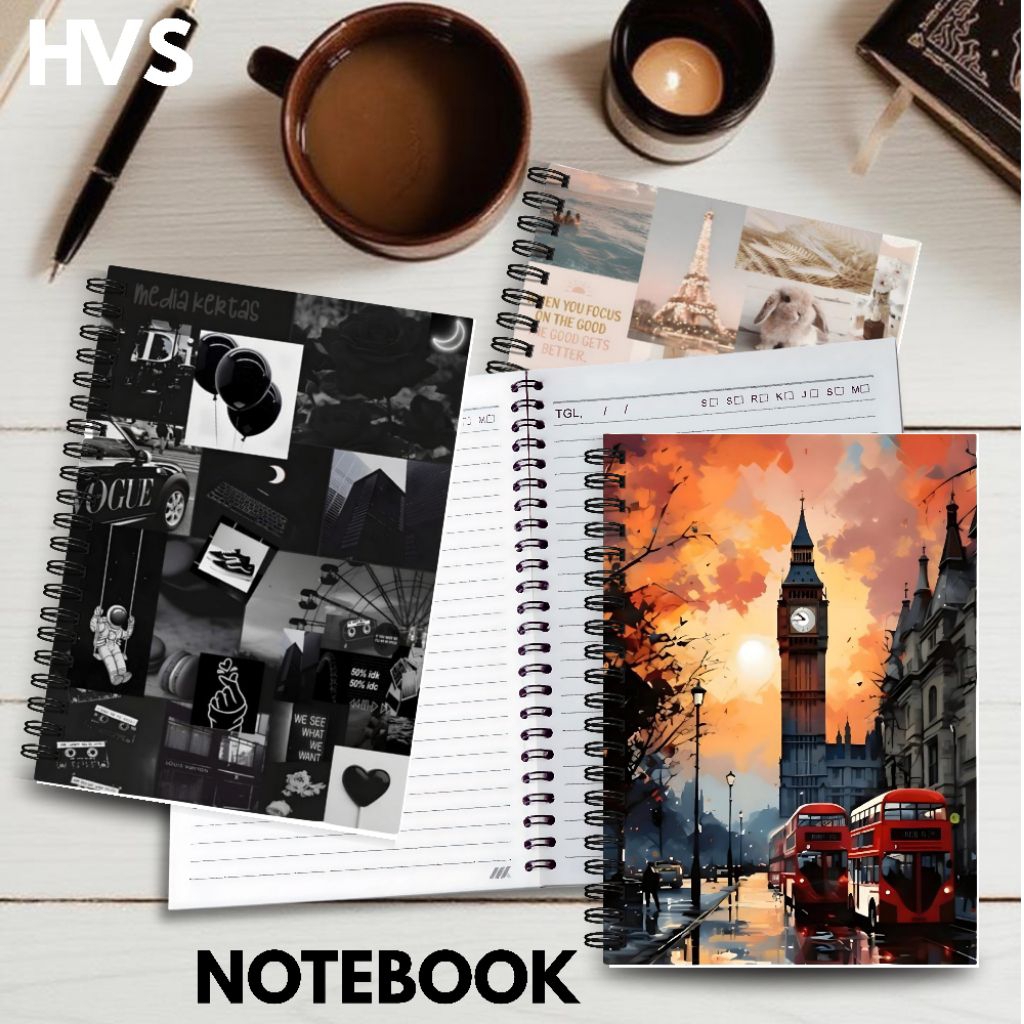 A5 และ A6 NOTEBOOK A5 AESTTHETIC LINE JOURNAL / LINE JOURNAL / LINE NOTEBOOK