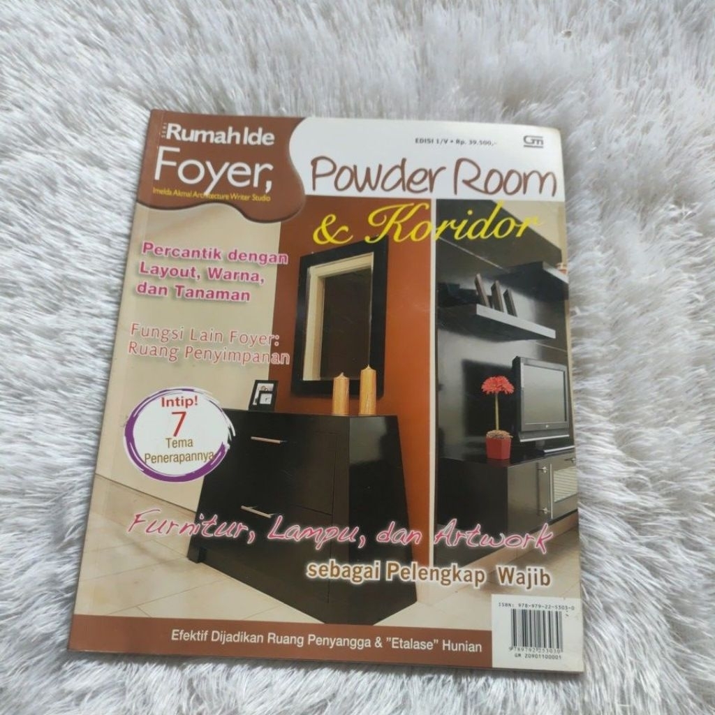 นิตยสาร Ide Foyer House Series, Powder Room & Corridor 1/V Edition - Gramedia original