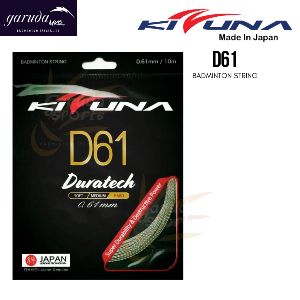 KIZUNA D61 / KIZUNA D 61 DURATECH BADMINTON STRINGS