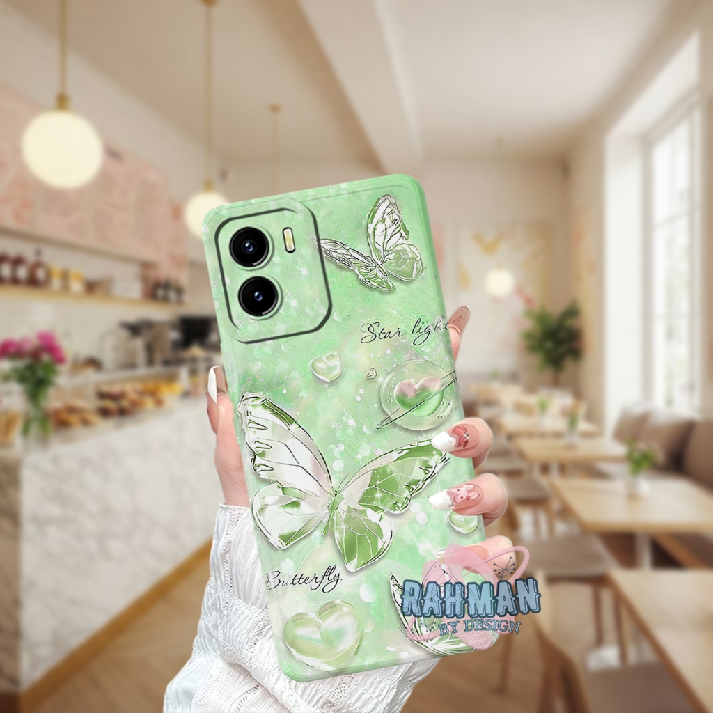 HP Vivo Y15S Softcase - Vivo Y01 - Vivo Y01A วัสดุยางยืดหยุ่น - Cool Motif - ซิลิโคนยืดหยุ่น - เคส V