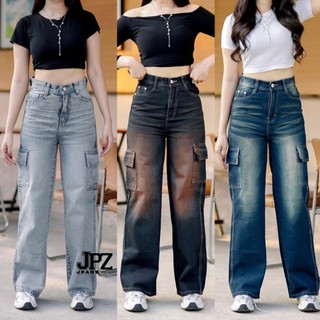 Celana cargo baggy jeans highwaist retro whiskers unisex celana gombrong cargo premium tebal