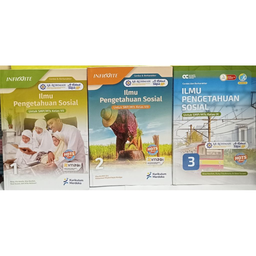 หนังสือวิทยาศาสตร์สังคมสําหรับ SMP CLASS 7, 8 และ 9 อิสระ CURRICULUM