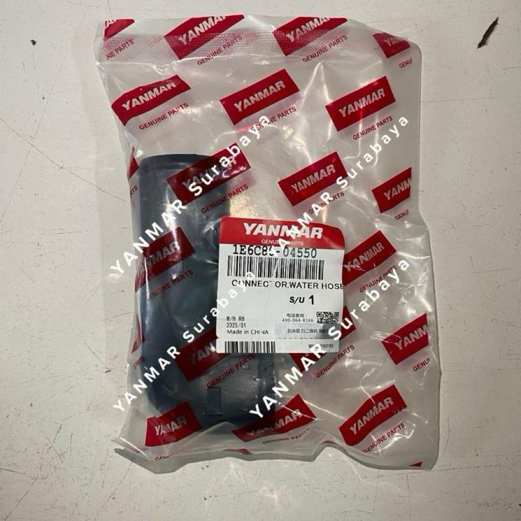 ตัวเชื่อมต่อท่อน้ํา Yanmar YH850 YH700 1E6C80-04550 เดิม