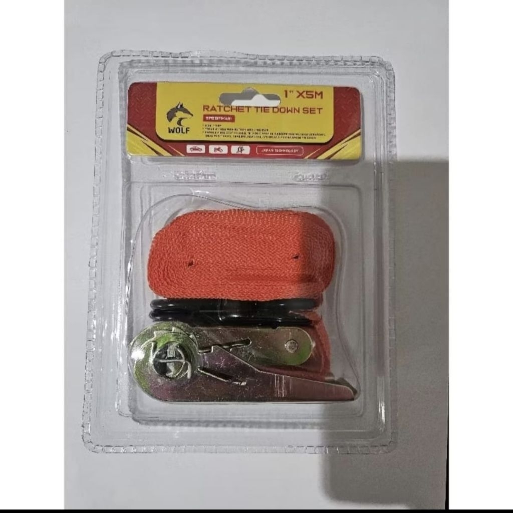 วงล้อ TIE DOWN 1" X 5M Wolf/Tail TIE DOWN 1X5M Wolf