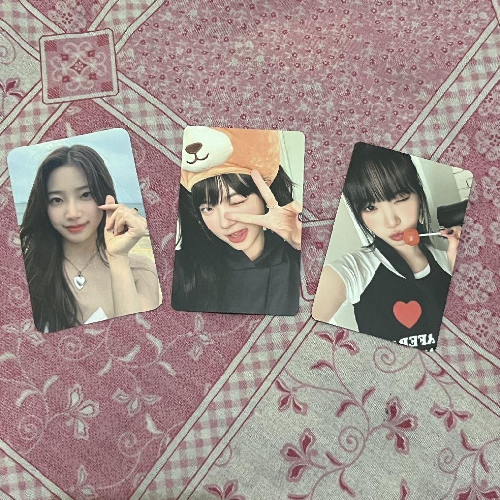 การ์ดรูปถ่าย Kazuha eunchae chaewon le sserafim