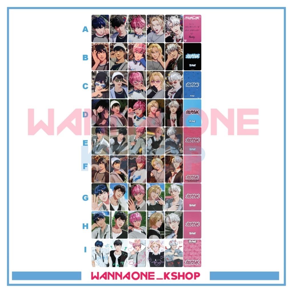 Photocard Plave KAKURENBO อัลบั้มญี่ปุ่น