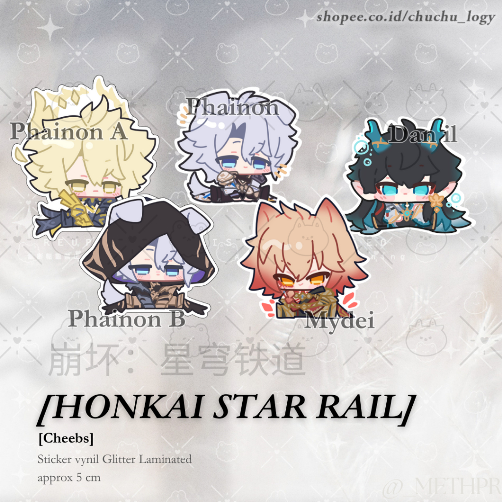 HSR [ลิ้นจี่ ] รางดาว Honkai Pannon Mydei Danheng Jingyuan Blade Aventurine Caelus Jiaoqiu Sunday อั