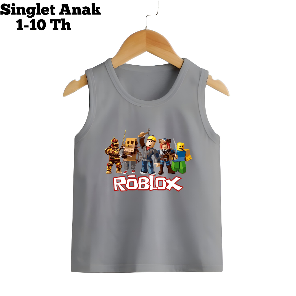 Lebbong Roblox Anak" เหมาะสําหรับเด็กชาย/หญิง/เสื้อกล้ามเด็กเรียบง่ายสําหรับทุกเพศx Motif 2-10 ปี