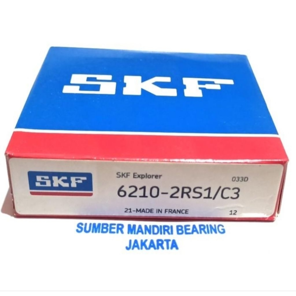 แบริ่ง SKF 6210 2RS1 C3