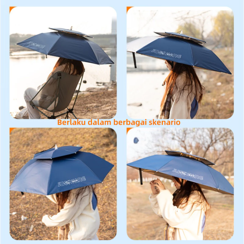 ร่มตกปลามาทาฮาริ 95 ซม. สองชั้นระบายอากาศ thumbnail 8