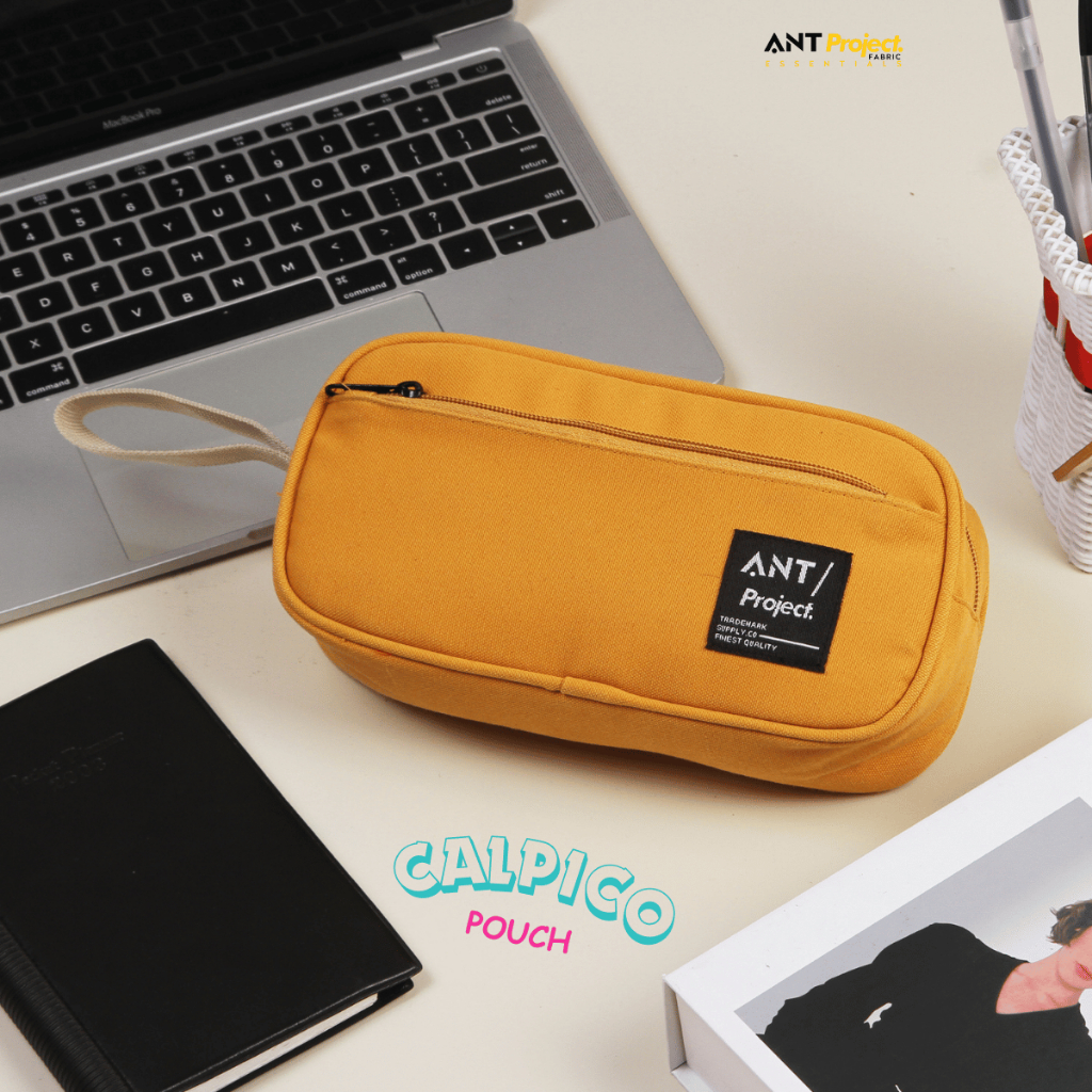 ANT PROJECT - CALPICO Yellow Unisex Clutch Bag - กระเป๋า