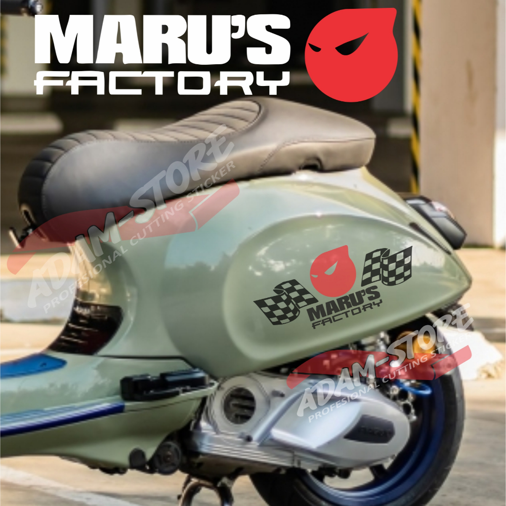 VM22 สติ๊กเกอร์ติดมอเตอร์ไซค์ Vespa / สติ๊กเกอร์ Marus / สติ๊กเกอร์ Vespa Sprint / Vespa Primavera