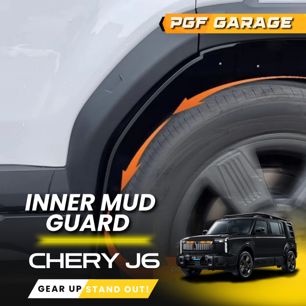 การ์ดโคลนด้านใน Chery J6 / กันโคลนด้านใน Chery J6 & J6T / Chery J6 Mud Guard / Chery J6 Mud Guard / 