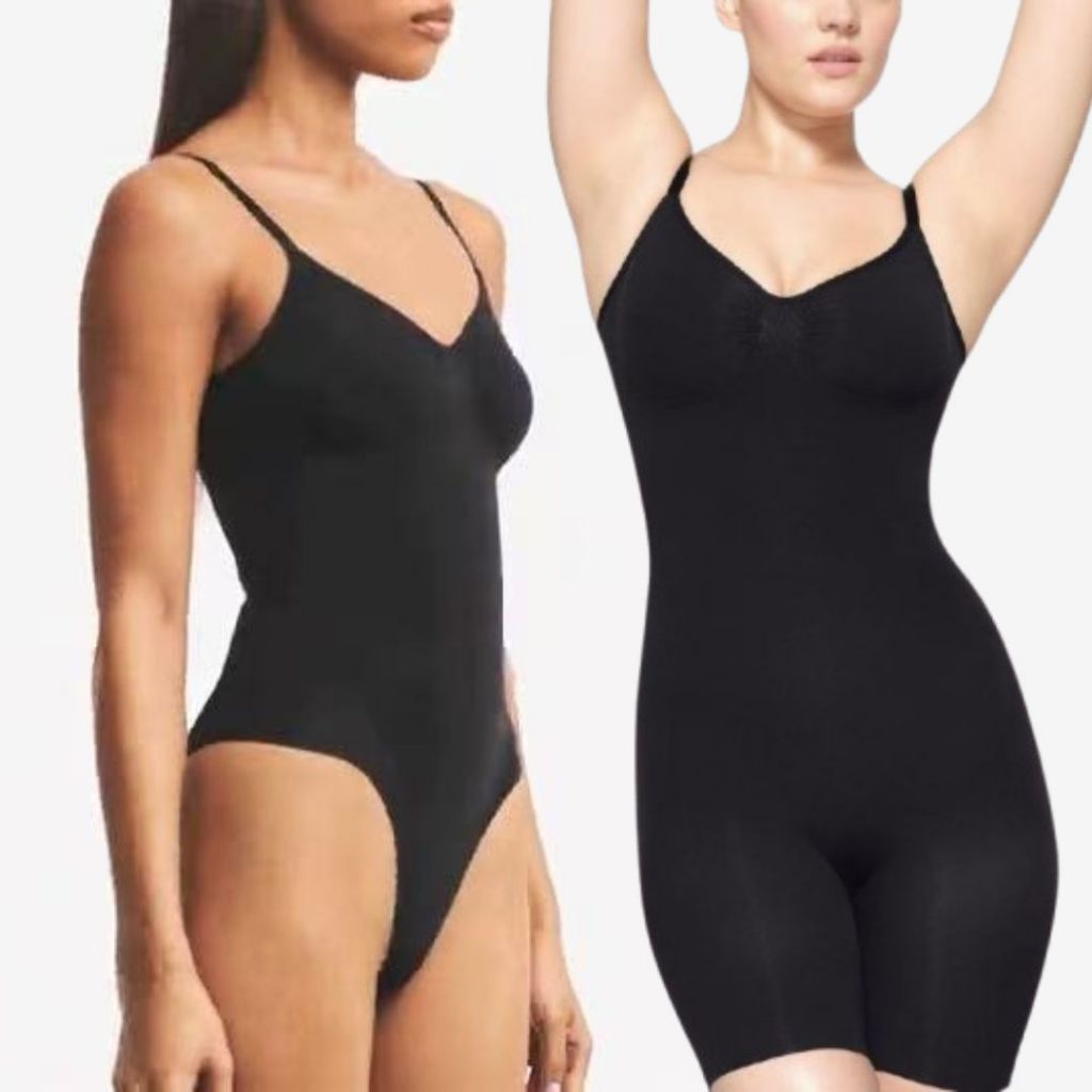 Oppa Style Shop SKIMS2 One-Piece Shapewear Corset Bodysuit สายคล้องไหล่กางเกง