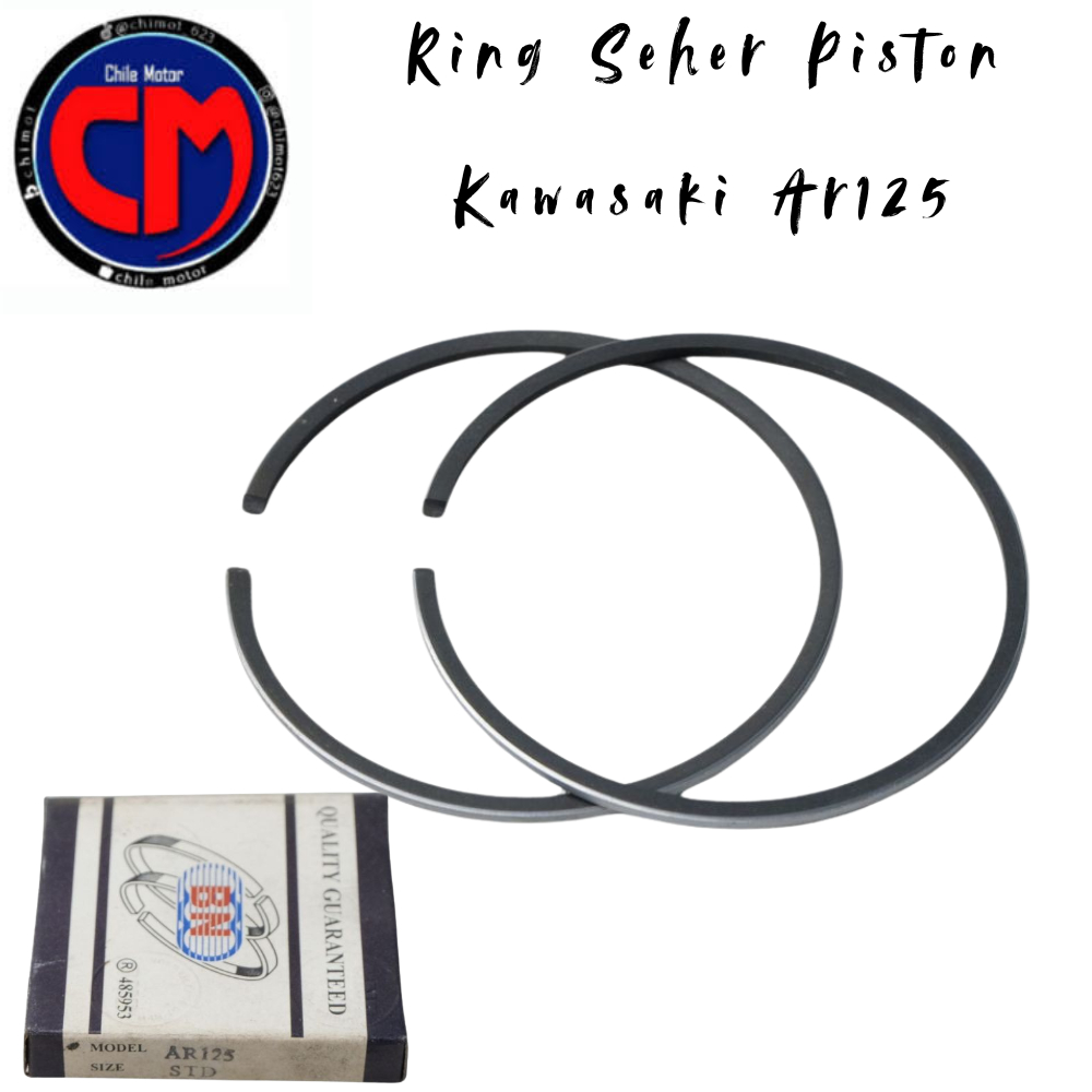 แหวนลูกสูบ Kawasaki Ar125 Ar 125 Os Oversize Std