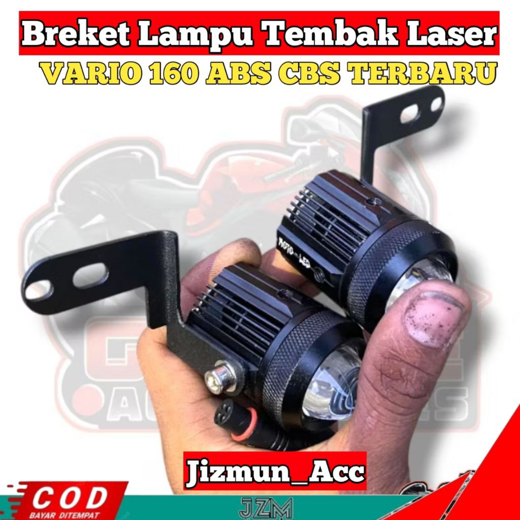 D2 Laser Spotlight Bracket สําหรับ VARIO 160 CBS ABS ใหม่ล่าสุด 2025 ราคา ถูกที่สุด ดีลบีเคเค แกลเลอรีภาพที่ 2