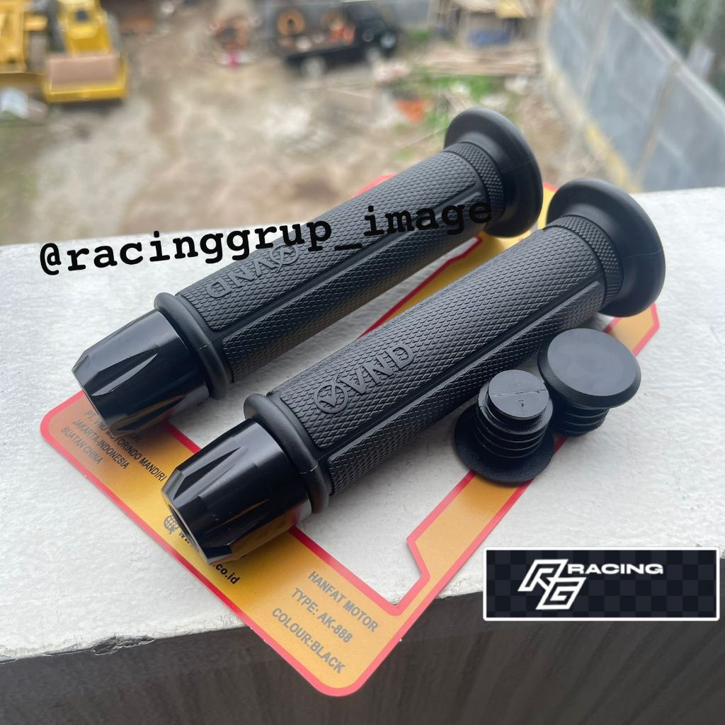 Racinggroup Handgrip VND AK888 นําเข้า + Universal Anti-Rust CNC Pendulum Handlebar Jalu สําหรับรถจั