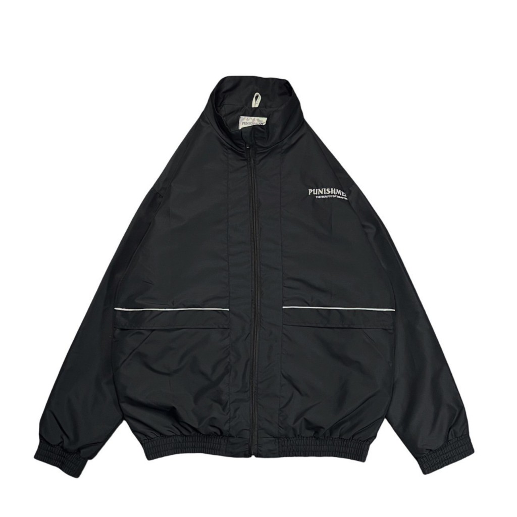 3SONS Track Suit Jacket Hipster Black Mens and Womens Black