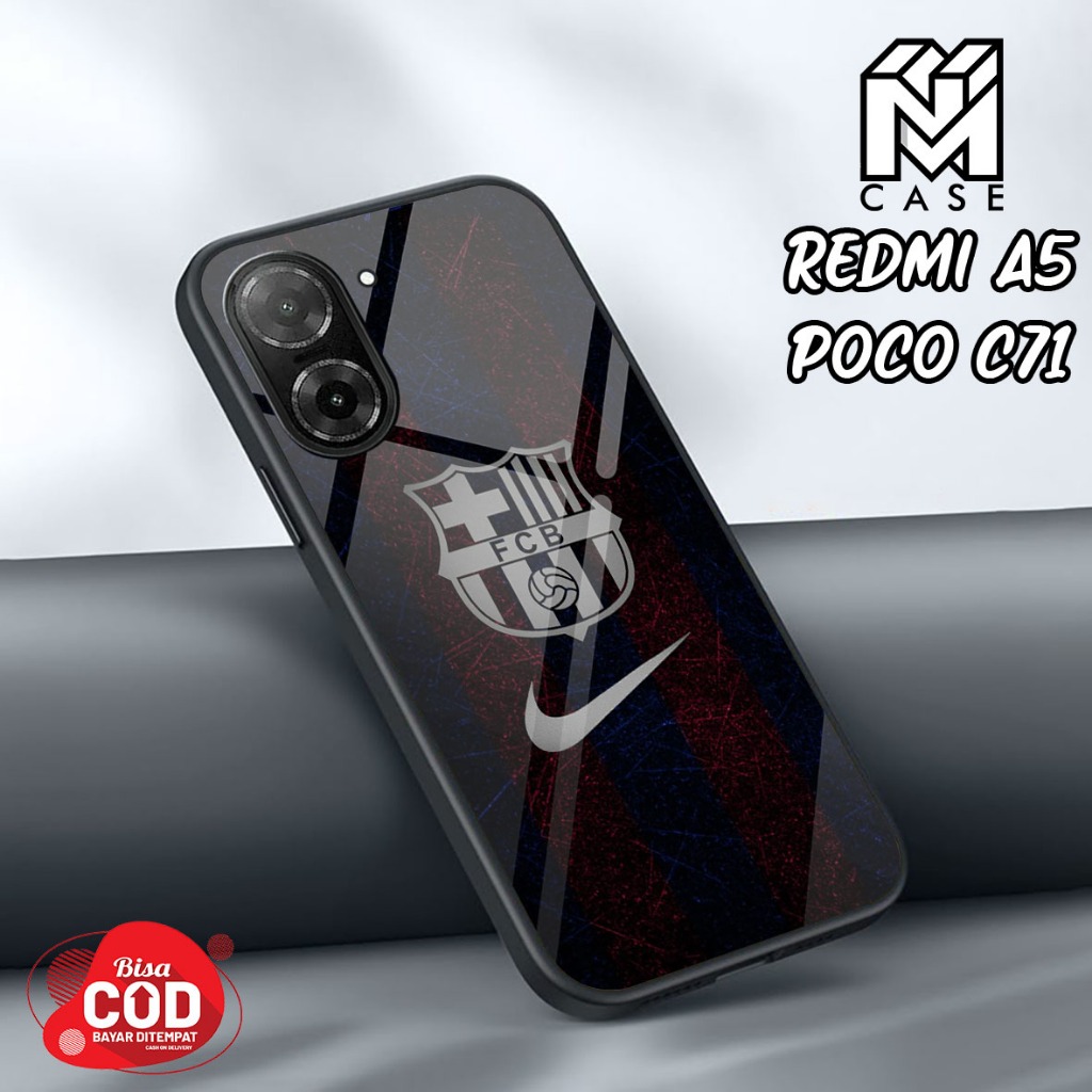 เคส NM - ล่าสุด REDMI A5 / POCO C71 เคสแฟชั่น Club Bola Casing Hp Case Softcase Hardcase Back Protec