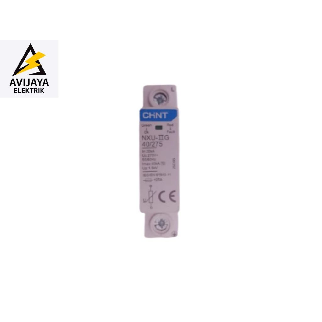 SURGE ARESTER NXU-II G 40kA/275V 1P การปกป้องฟ้าผ่า