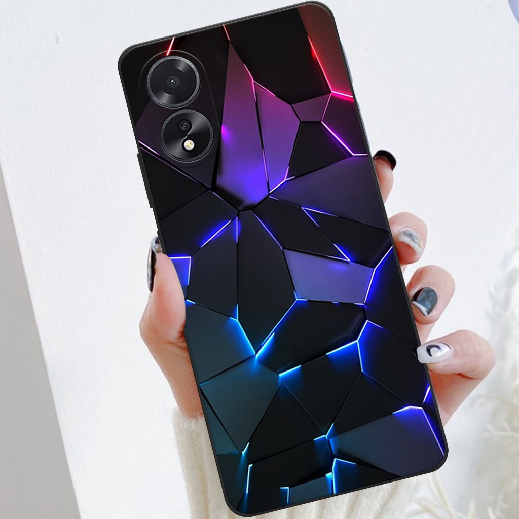 HP เคส OPPO A18 A38 ใหม่ล่าสุด - OPPO A18 A38 {BL18} เคสโทรศัพท์ซิลิโคน - เคสโทรศัพท์ - เคสโทรศัพท์ 