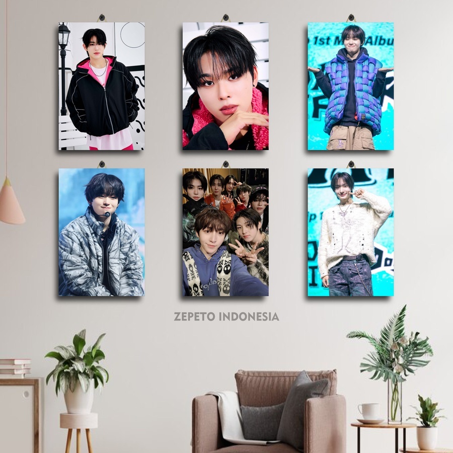 Kpop Kickflip Jang Juwang โปสเตอร์ติดผนัง / Zepeto อินโดนีเซีย/ Kpop Kickflip จอแสดงผลห้อง /TTF|SNP5