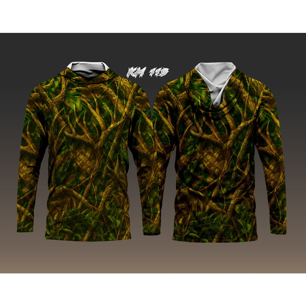 เสื้อ CAMO HUNTING / เสื้อ CAMO HOODIE / PERBAKIN HUNTER CAMO SHIRT / HUNTER CAMO TOP