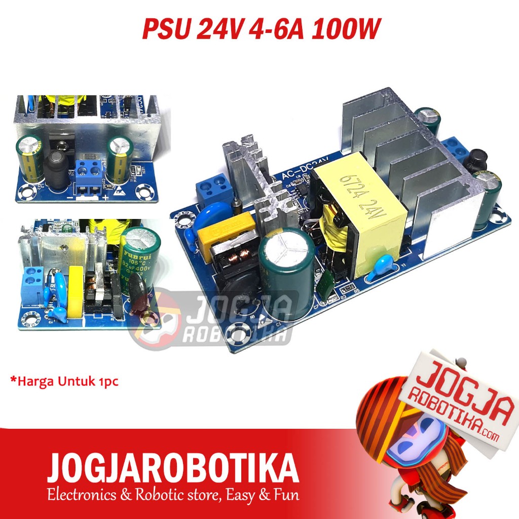 24V 4A - 6A Switching Power Supply Adapter AC-DC PSU SMPS 24V 100W