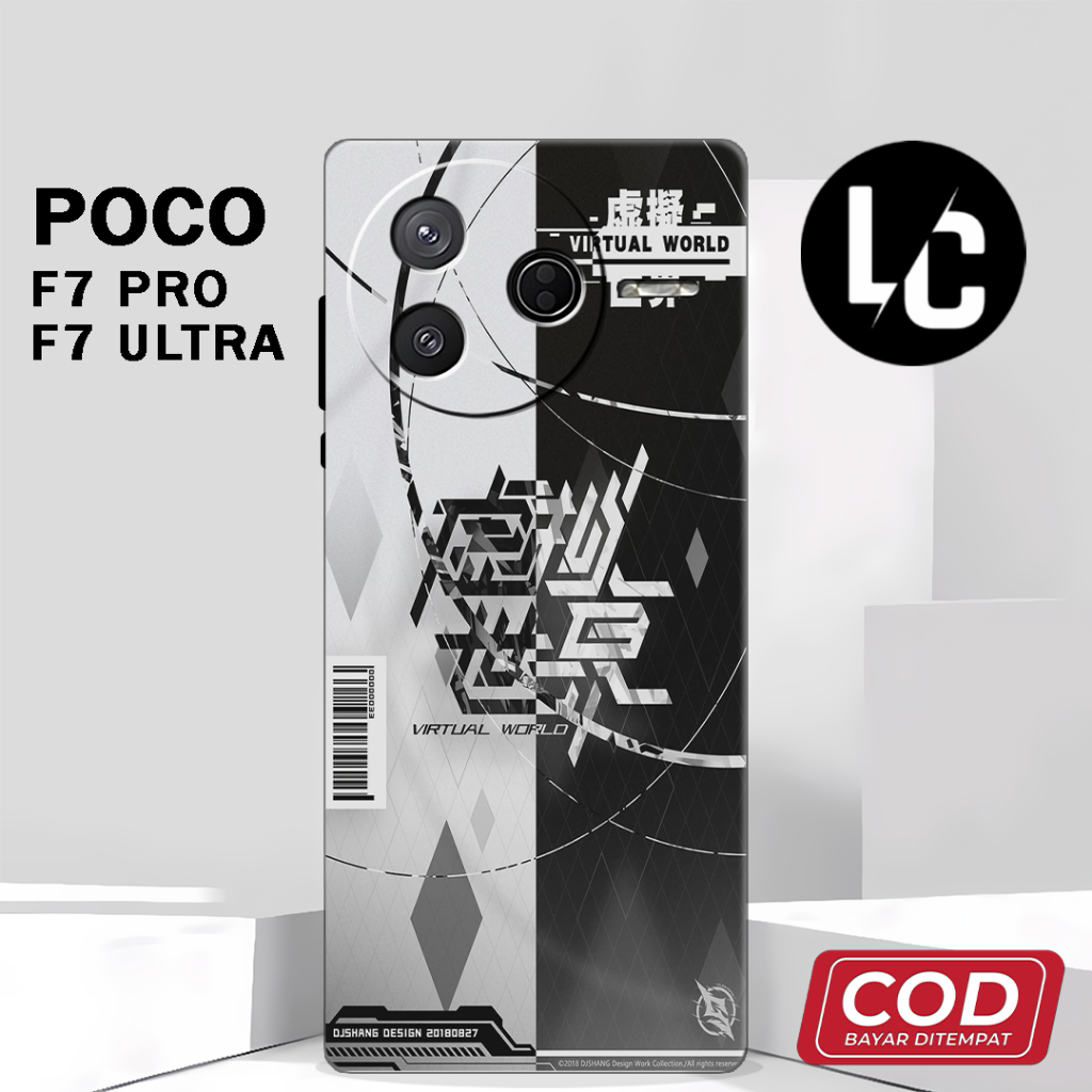 (AQ 7) ยางยืดหยุ่น Softcase สําหรับ Poco F7 PRO l POCO F7 ULTRA ล่าสุด l อะนิเมะ motif ปลอก l บทคัดย