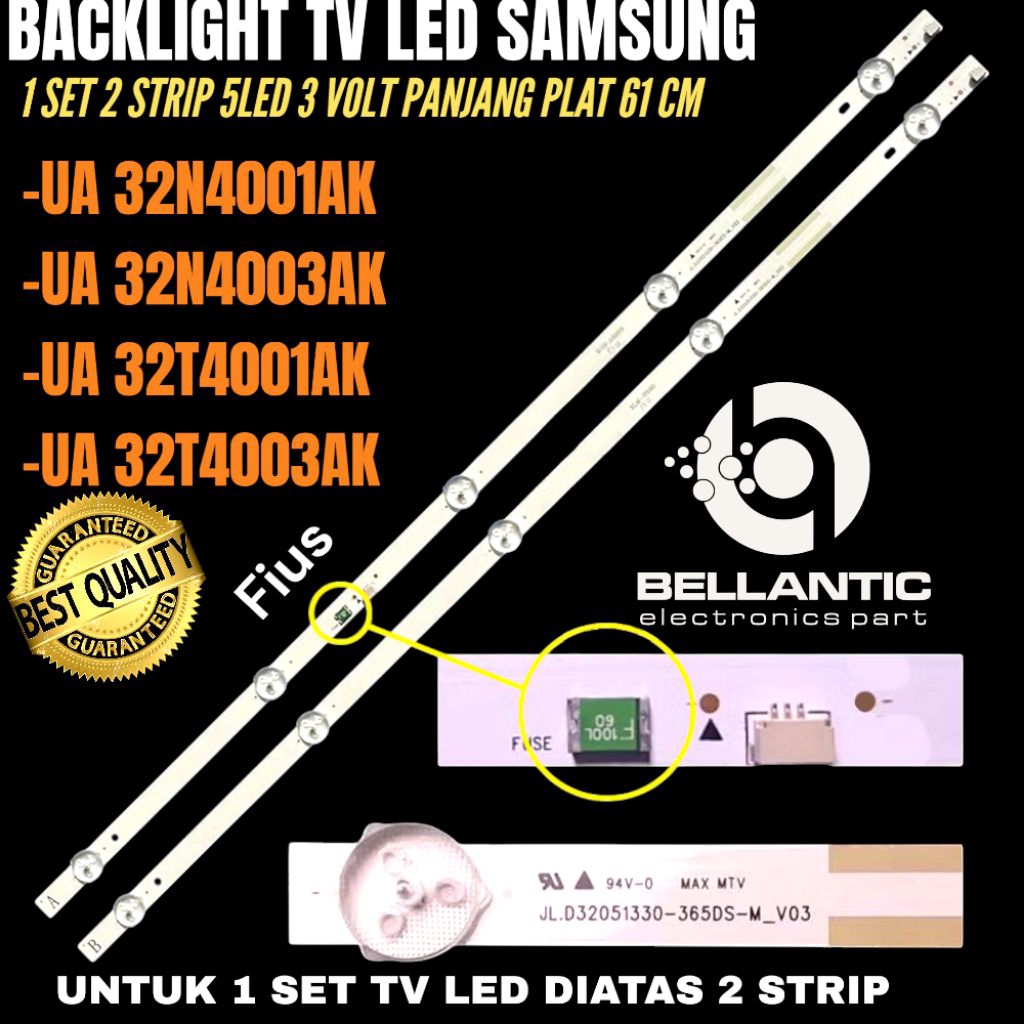 SAMSUNG 32 นิ้ว LED TV BACKLIGHT UA-32N4001AK- UA-32N4003AK UA-32T4001AK- UA-32T4003AK SAMSUNG 32 IN