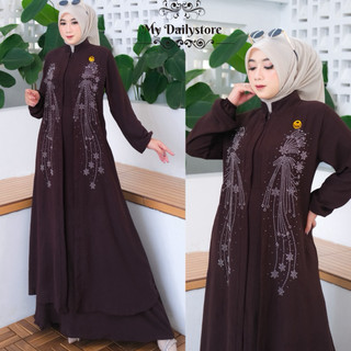 Gamis Abaya Larisa Terbaru Gamis Mewah Elegant