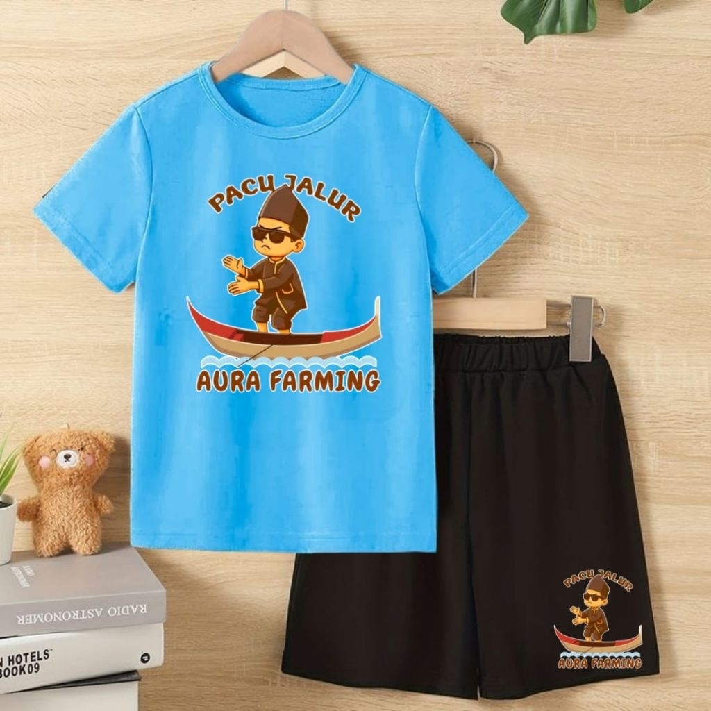 เสื้อผ้าเด็ก Pacu ชุดสูท aura farming line