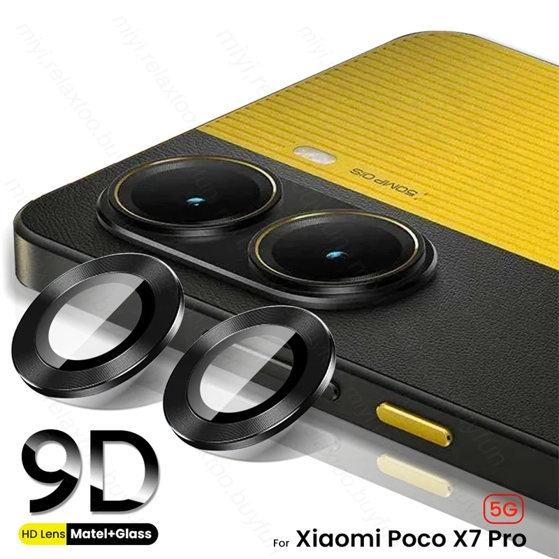 UNGU HIJAU Hans- Anti-Scratch กล้อง POCO F8 F7 X7Pro M7 M7PRO กระจกนิรภัยเลนส์ป้องกันกล้อง Anti-Scra