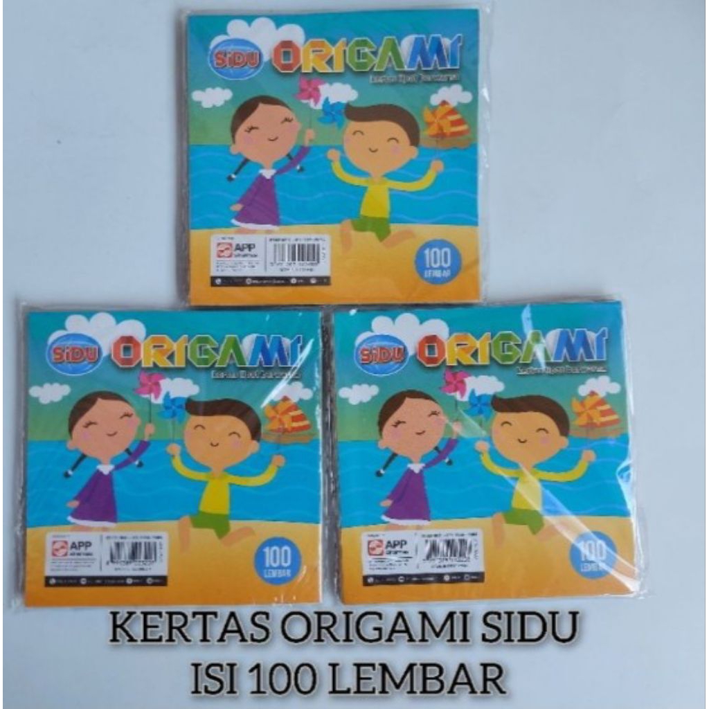(1 แพ็ค) กระดาษ Origami/กระดาษพับ/origami/origami sidu กระดาษ/origami sidu