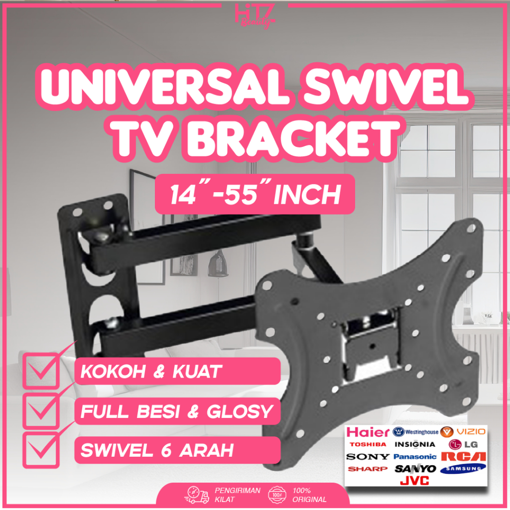 LED TV SWIVEL BRACKET 14 17 19 20 22 24 27 32 40 43 นิ้ว Universal Smart TV Digital LCD SWIVEL BRACK