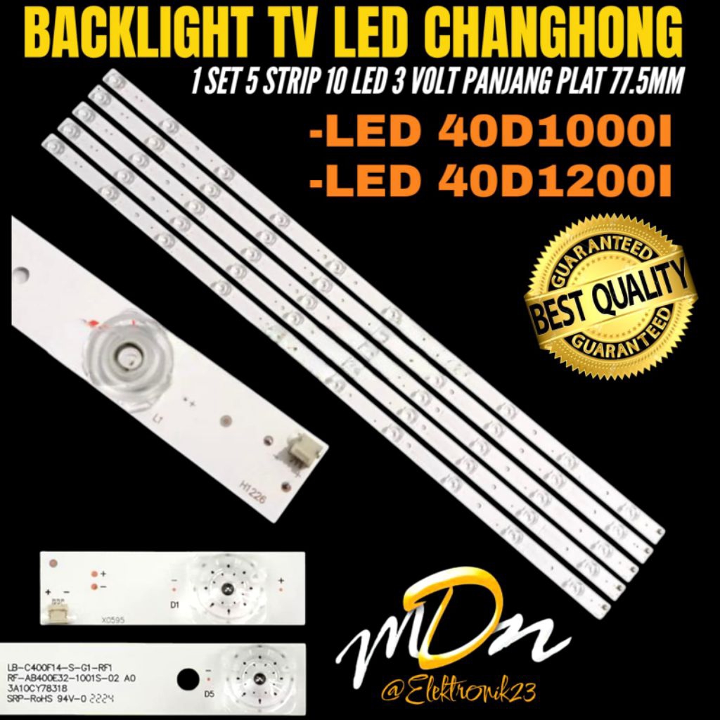 CHANGHONG 40 INCH LED TV BACKLIGHT LED-40D1100I- LED-40D1200I 40 INCH TV BACKLIGHT