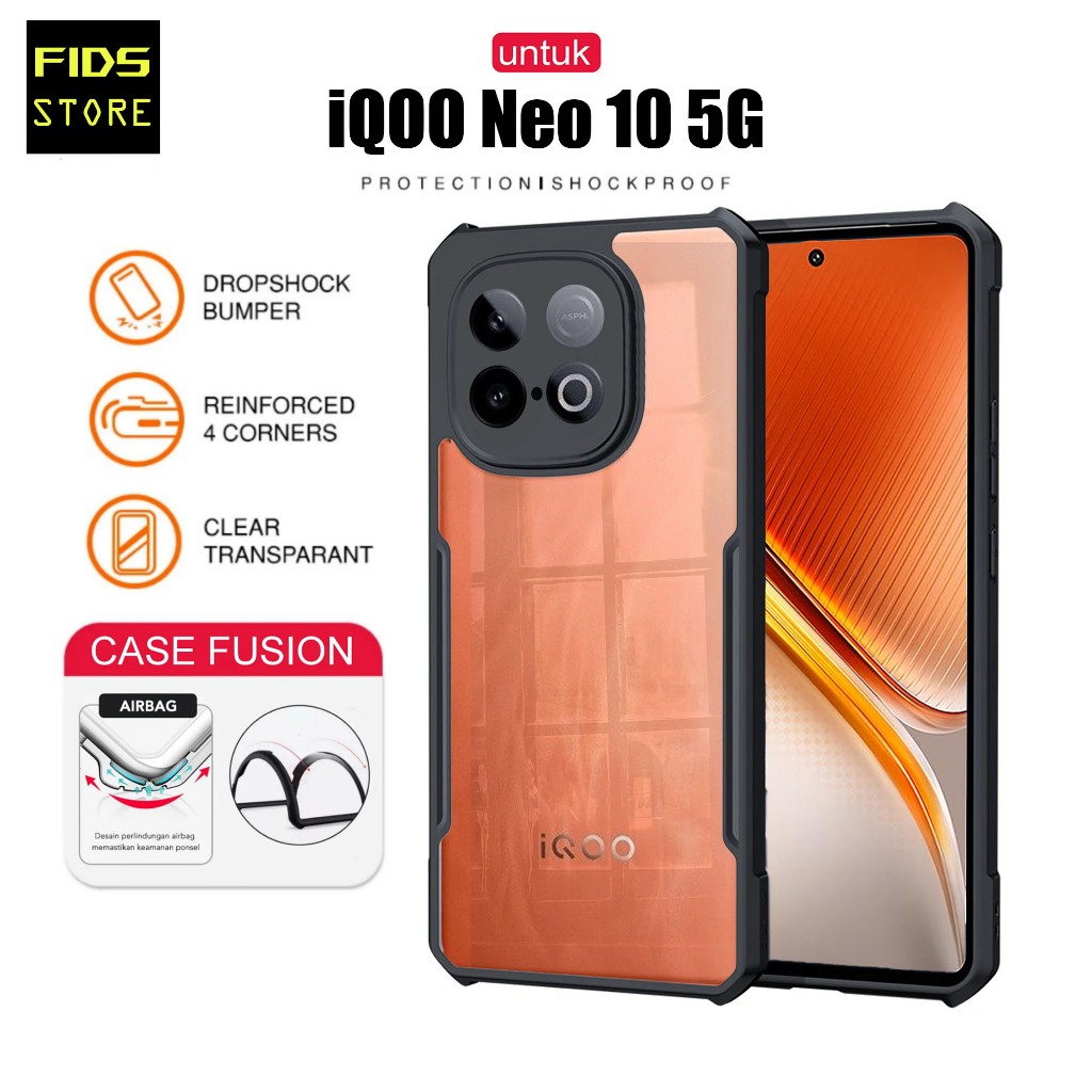 เคส Vivo iQOO Neo 10 Fusion เคสกล้องพรีเมี่ยมกันกระแทก - FIDS STORE