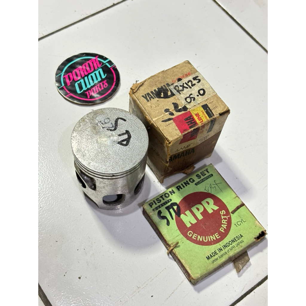 ลูกสูบและแหวนyamaha rx125 os (Std) ygp made in japan 3M5-531-01-97