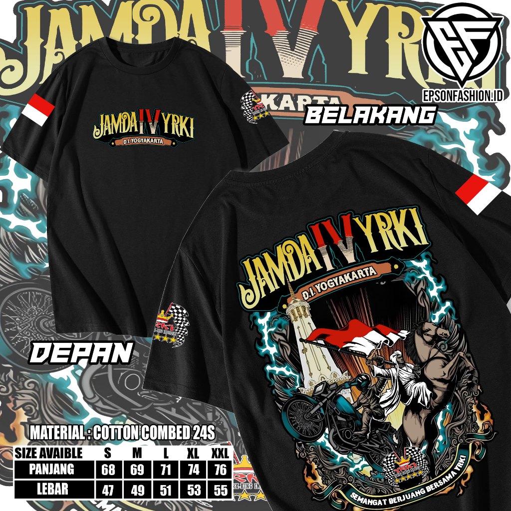 เสื้อยืด JAMDA 4 RX KING JOGJA | เสื้อยืด JAMMA 4 RX KING JOGJA ดั้งเดิม | RX KING T-SHIRT / เสื้อยื
