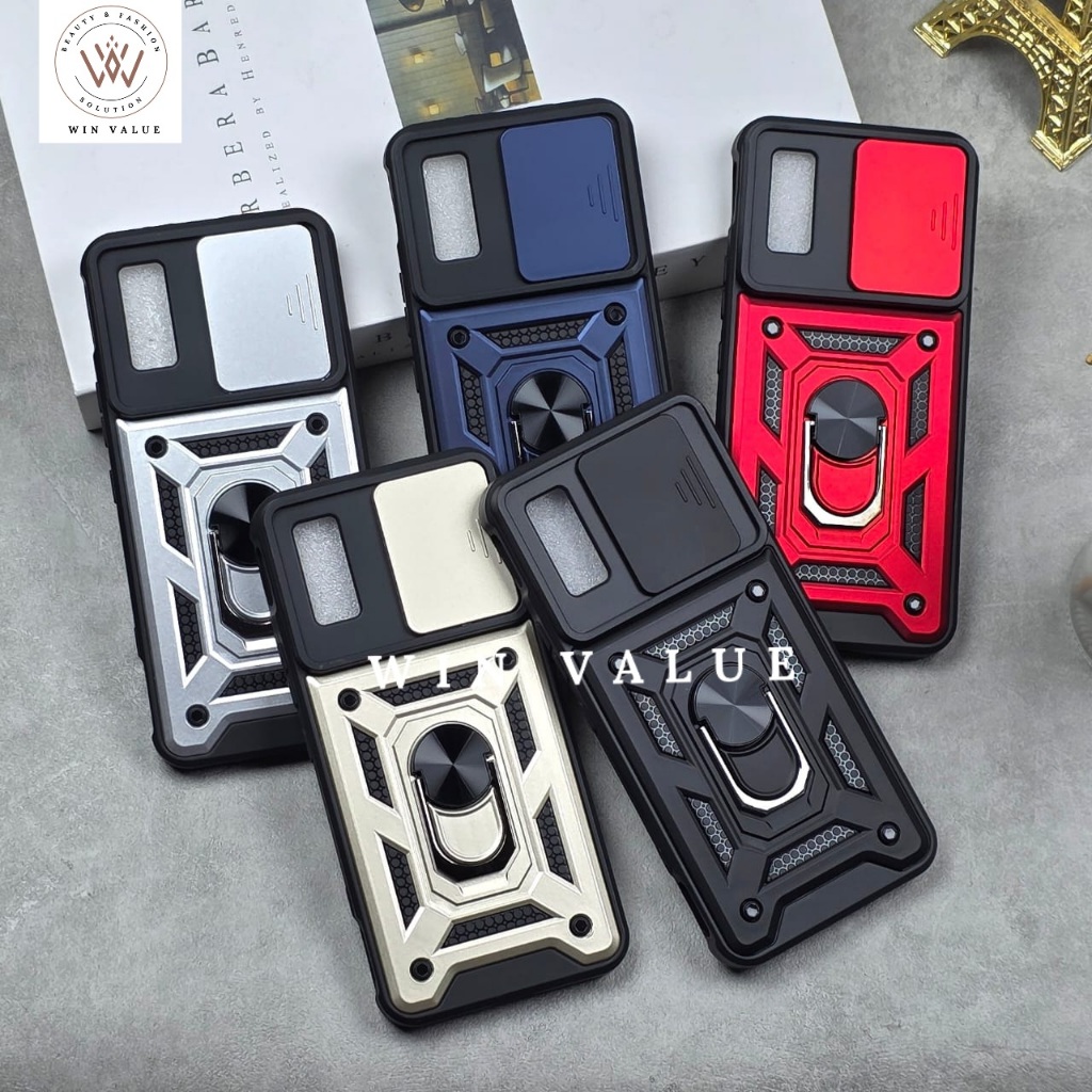 เคส Infinix GT 30 Pro SoftCase Slide Armor + เคสป้องกันกล้อง Infinix GT 30 Pro