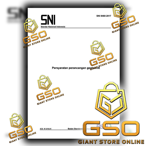 GSO SNI 8460:2017 คําถามการออกแบบ Geotechnic BSN