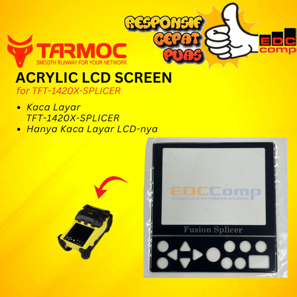 LAYAR Tarmoc TFT-1420X-SPLICER หน้าจอ LCD | FO Tool ฝาครอบหน้าจอกระจกไฟเบอร์ออปติก อะไหล่